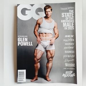 GQ Magazine October, 2025 - Glen Powell The State of the American Male in 2025